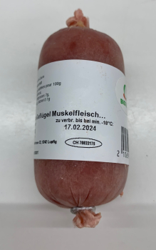 Poulet Muskelfleisch BIO Suisse KAG Freiland 250g